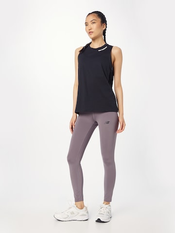 Skinny Pantalon de sport new balance en gris