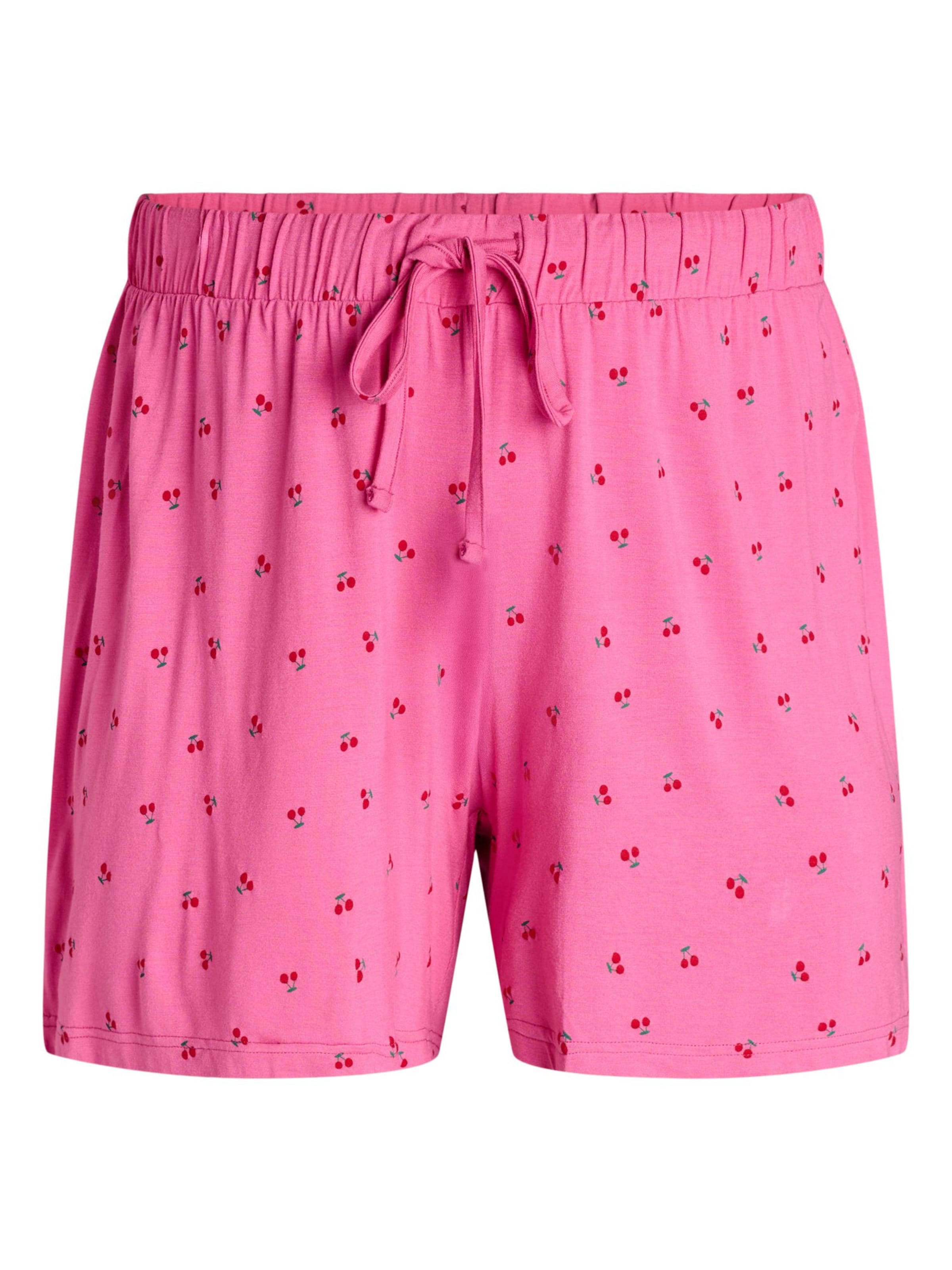 Zizzi Панталон пижама 'Mhali' в розово: отпред