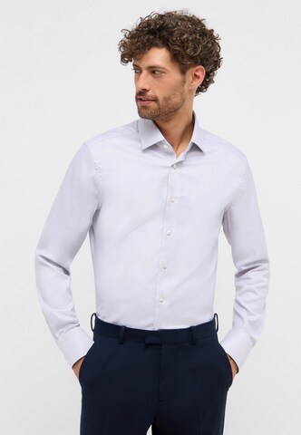 ETERNA Slim fit Zakelijk overhemd in Grijs: voorkant