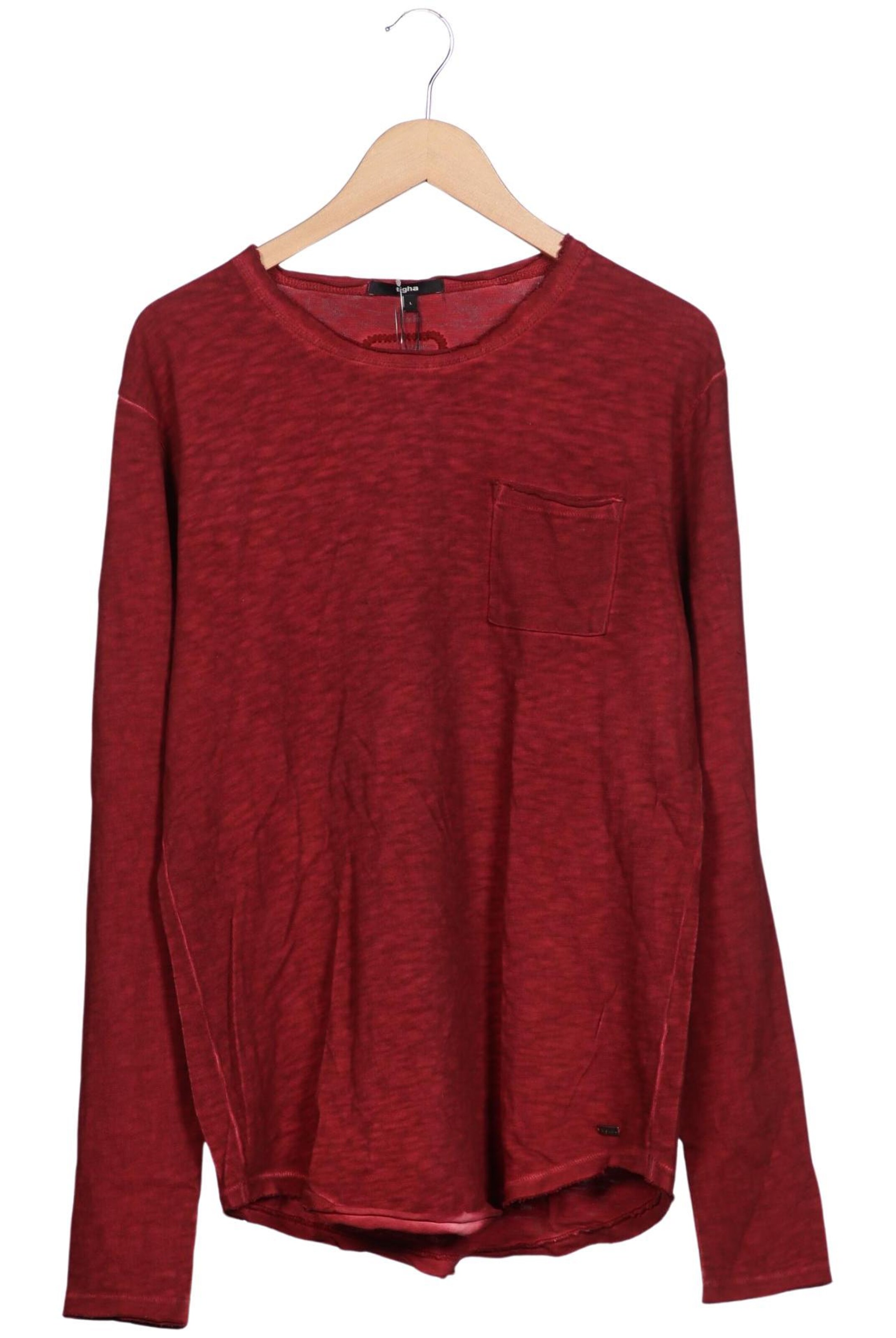 tigha Langarmshirt L in Rot: Vorderseite