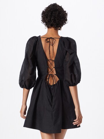 Robe 'KATERINA' Bardot en noir