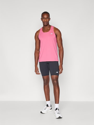 new balance Skinny Sportbroek in Zwart