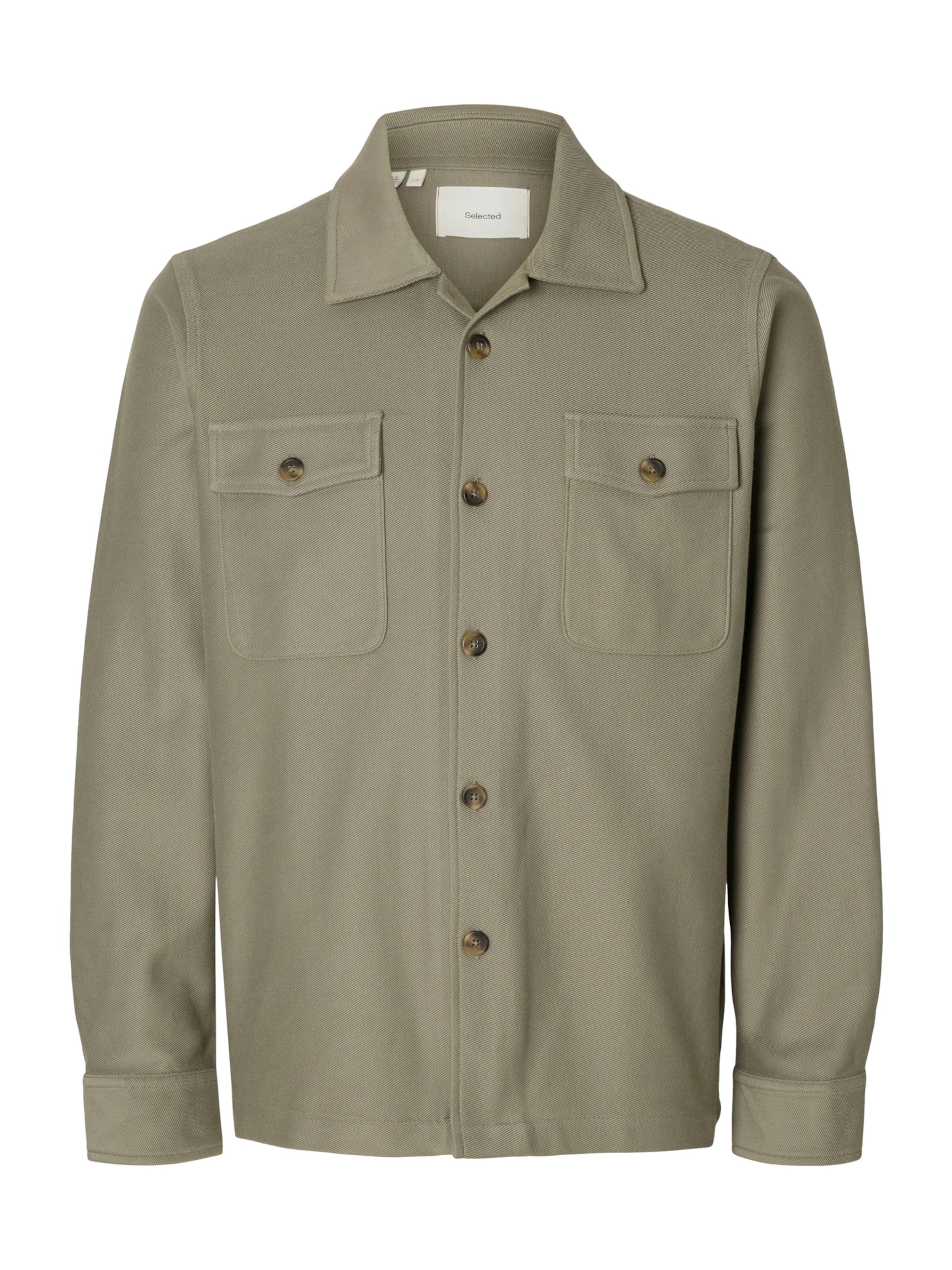 SELECTED Between-Season Jacket 'SLHOliver' in Green: front