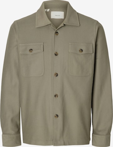 SELECTED Tussenjas 'SLHOLIVER' in Groen: voorkant