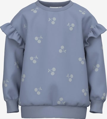 Sweat-shirt 'Trina' NAME IT en bleu : devant