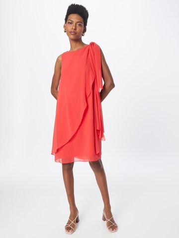 SWINGKoktel haljina - crvena boja: prednji dio
