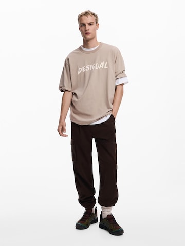 Desigual - regular Pantalón cargo en marrón
