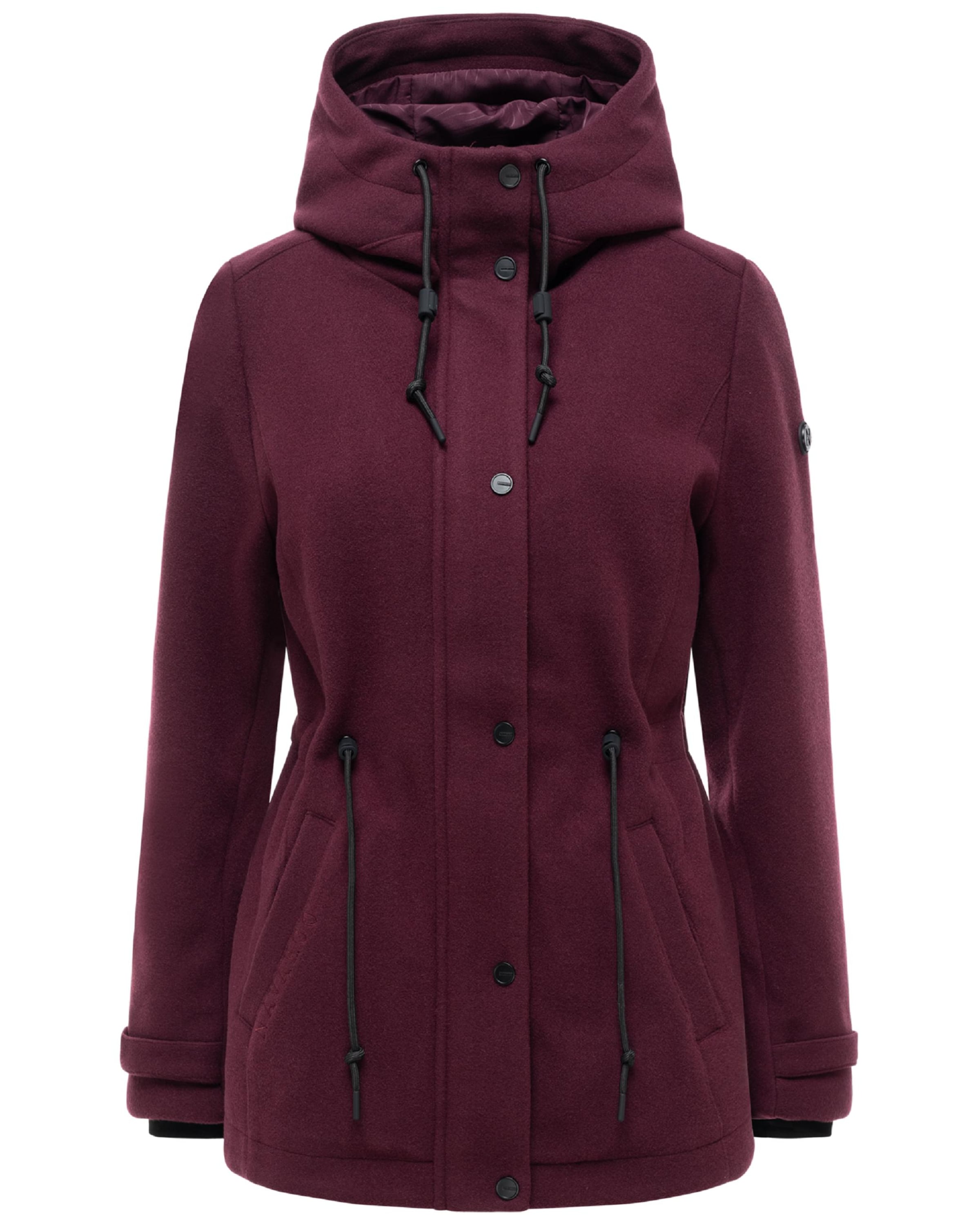 Cappotto di mezza stagione 'Lächelstern 14' di NAVAHOO in rosso: frontale