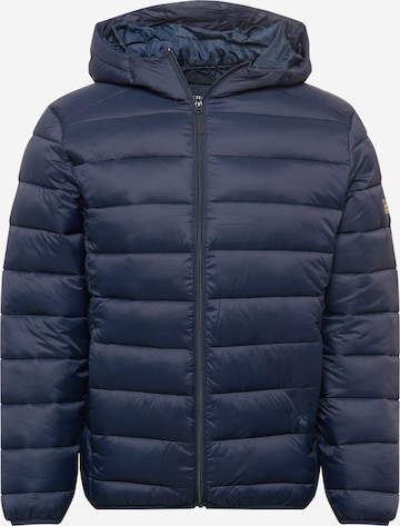 Lindbergh Between-Season Jacket in Blue: front