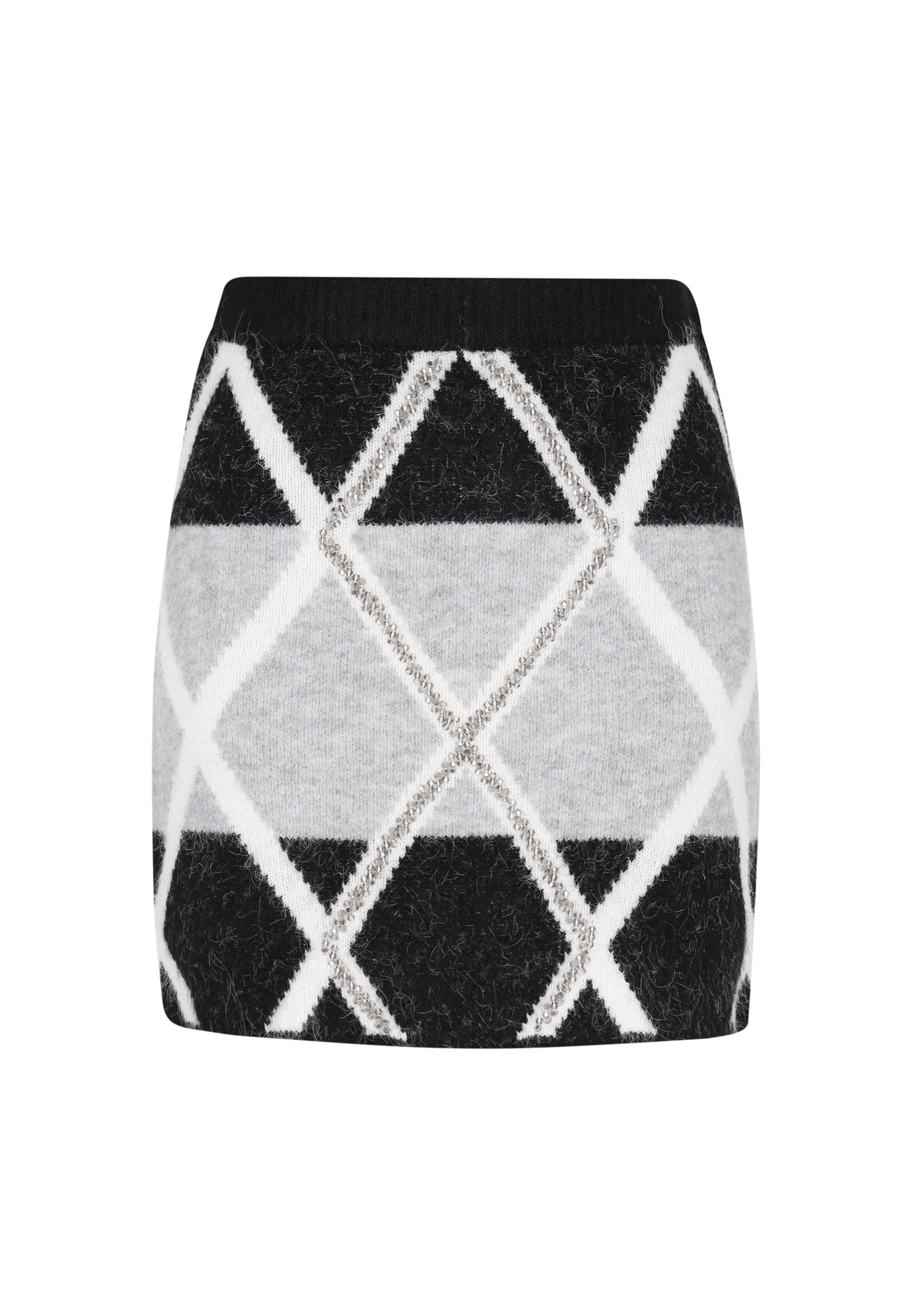 IZIA Sukňa - Čierna: predná strana