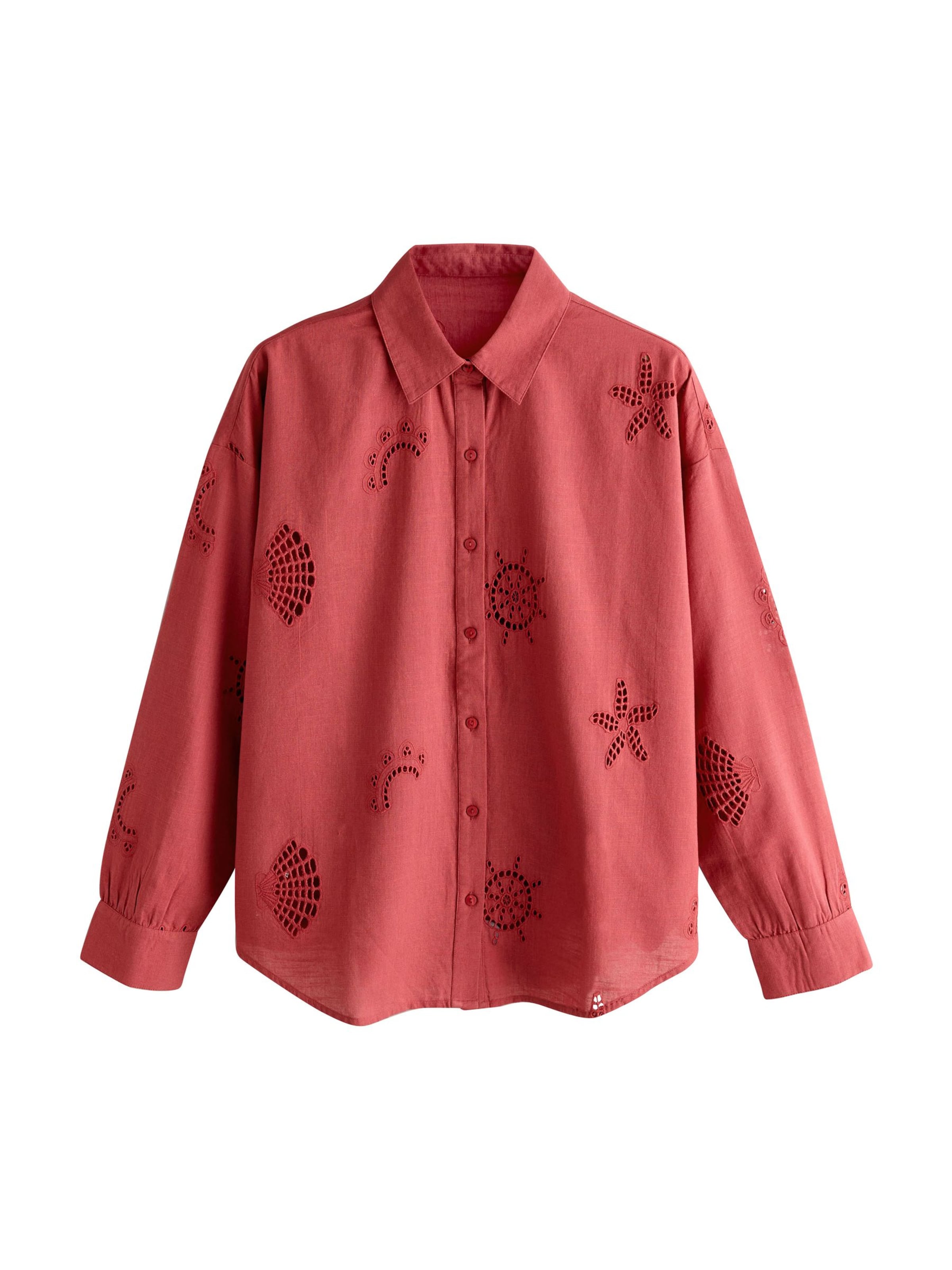 Next Blouse in Rood: voorkant