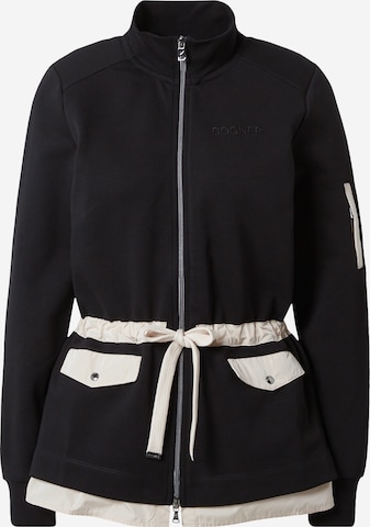 BOGNER Sweat jacket 'SINE' in Black: front