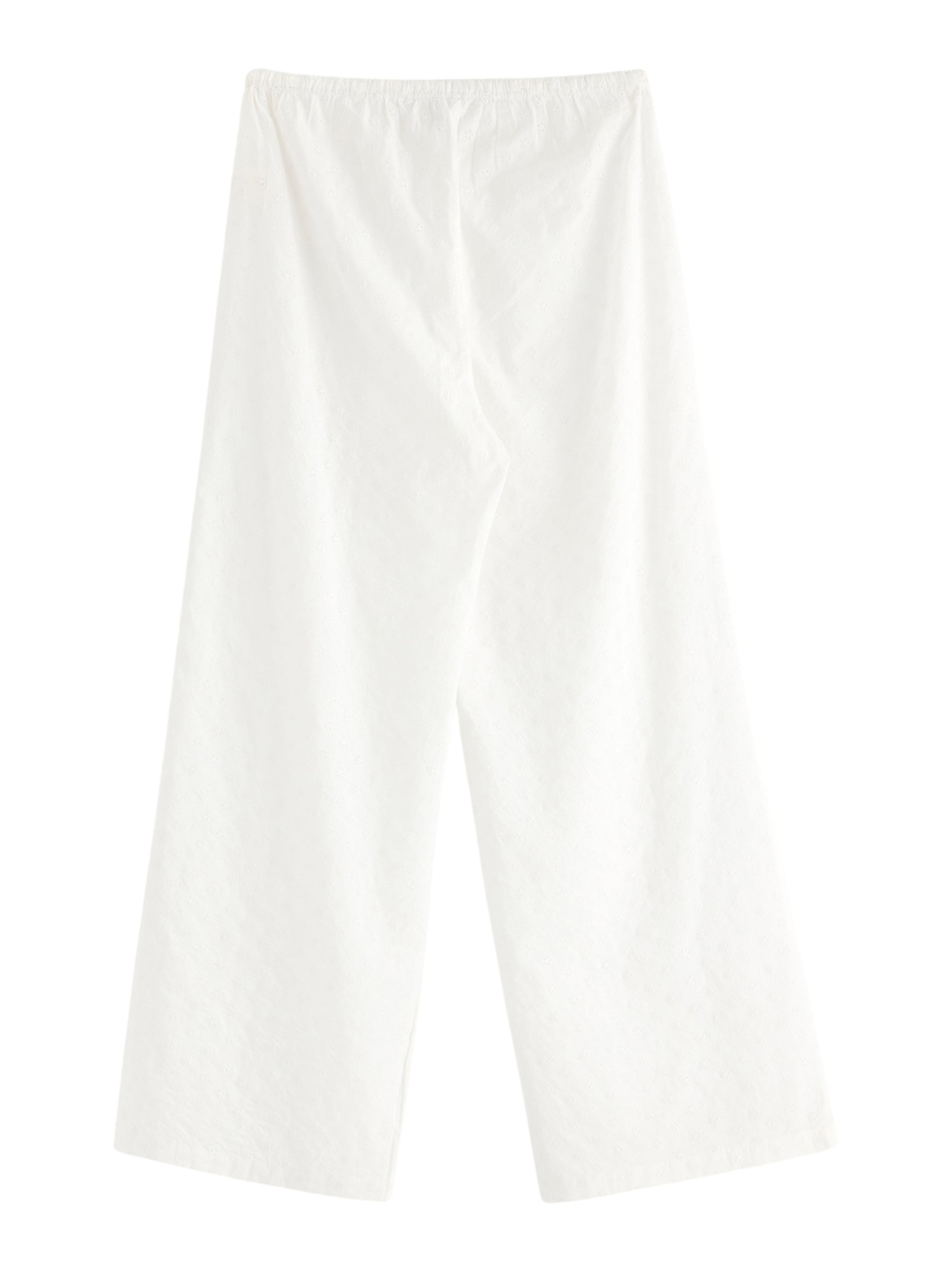 Lindex Pyjamahose in Weiß