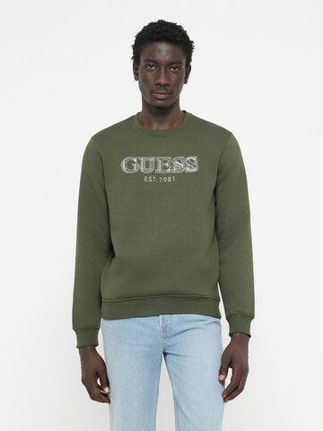 GUESS Sweatshirt i grøn: forside