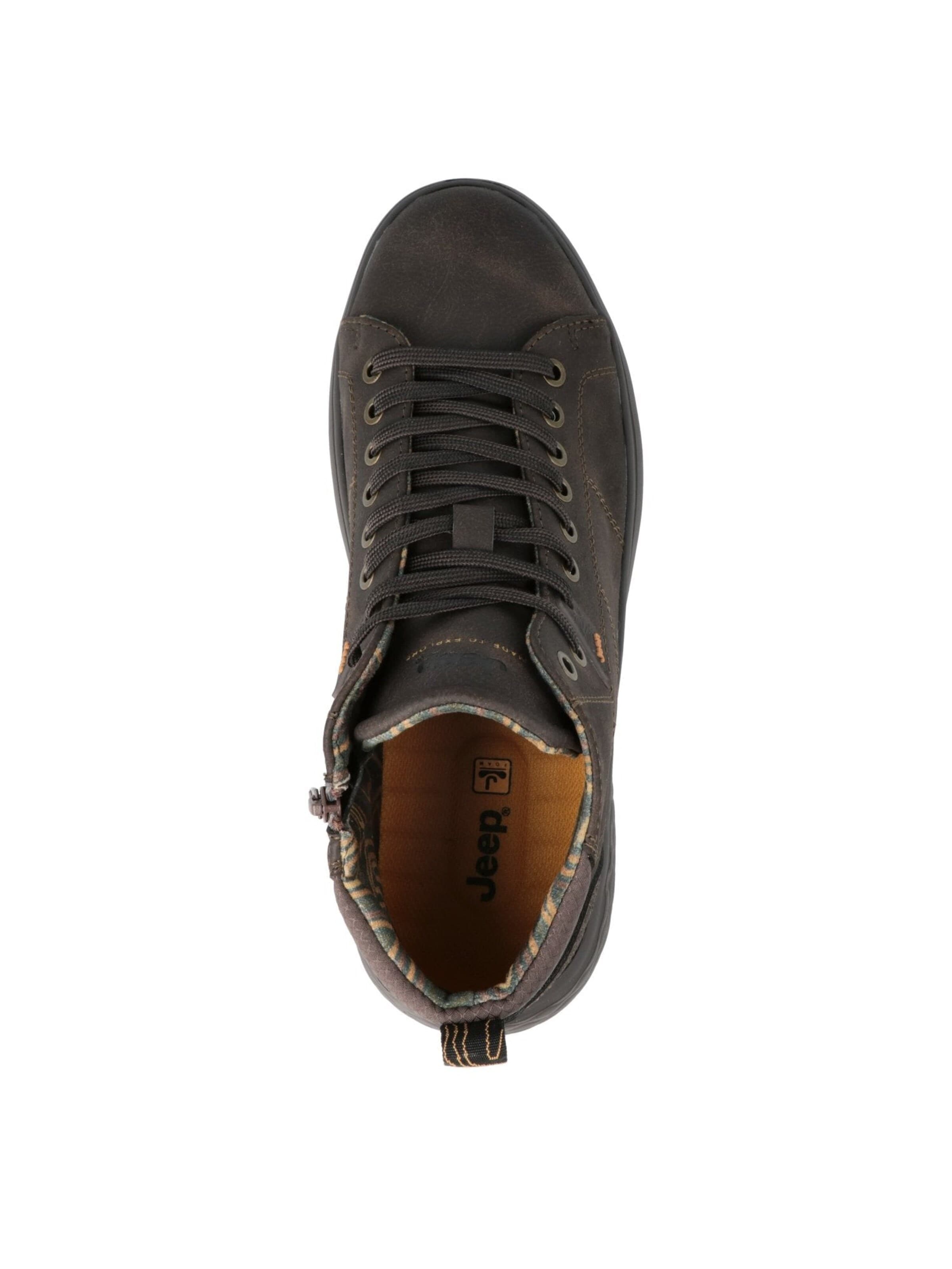 Baskets hautes 'Macadam JM52051A' Jeep en marron