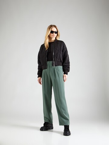 ABOUT YOU Wide leg Pants 'Mira' in Green