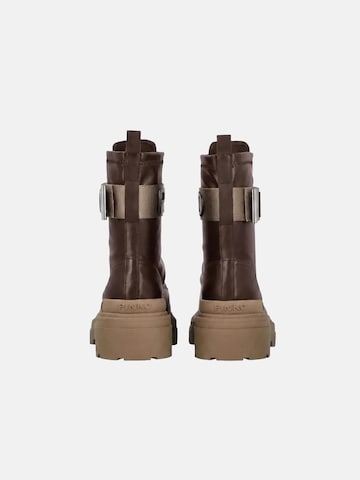 PINKO Botki 'PINKO MIA 13 ANKLE BOOT CALF LEATHER/ ST RETCH SPREADING Scarpe' w kolorze brązowy