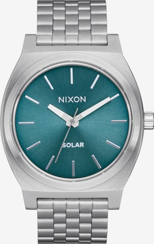 Nixon Аналоговые часы 'Time Teller Solar' в Серебристый: спереди
