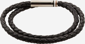 BOSS - Pulsera 'Ares' en negro: frente