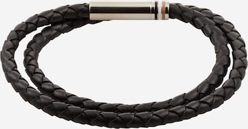 BOSS Black - Pulsera 'Ares' en negro: frente