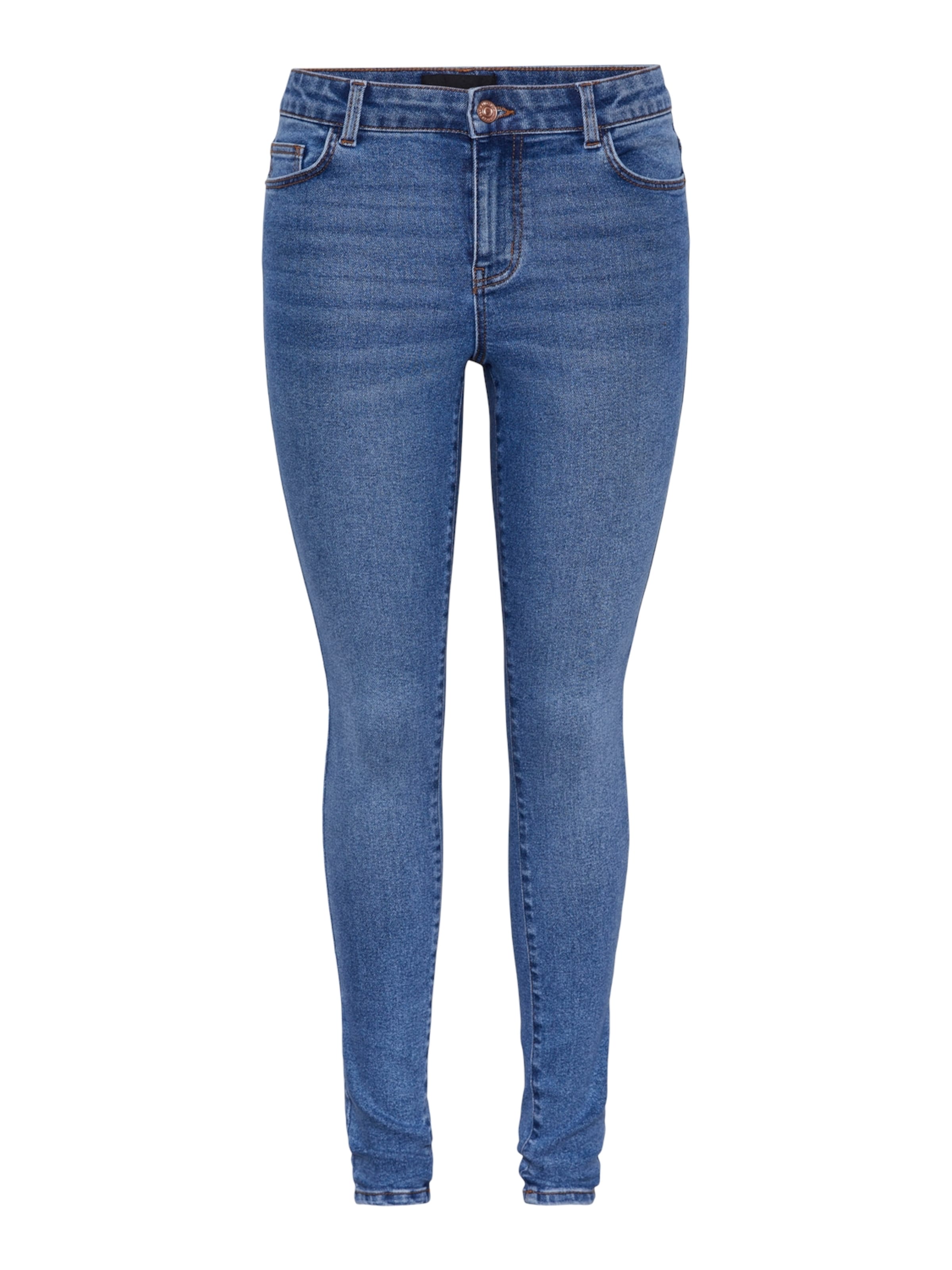 PIECES Skinny Jeans 'DANA' in Blue: front