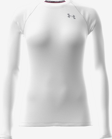 UNDER ARMOUR Performance Shirt in White: front
