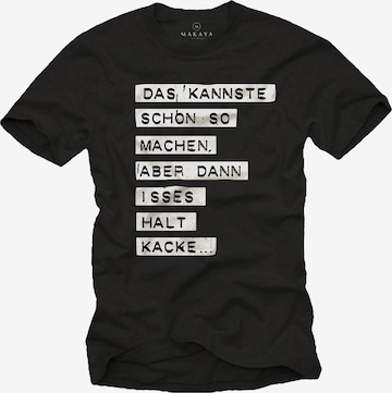 MAKAYA Shirt in Black: front