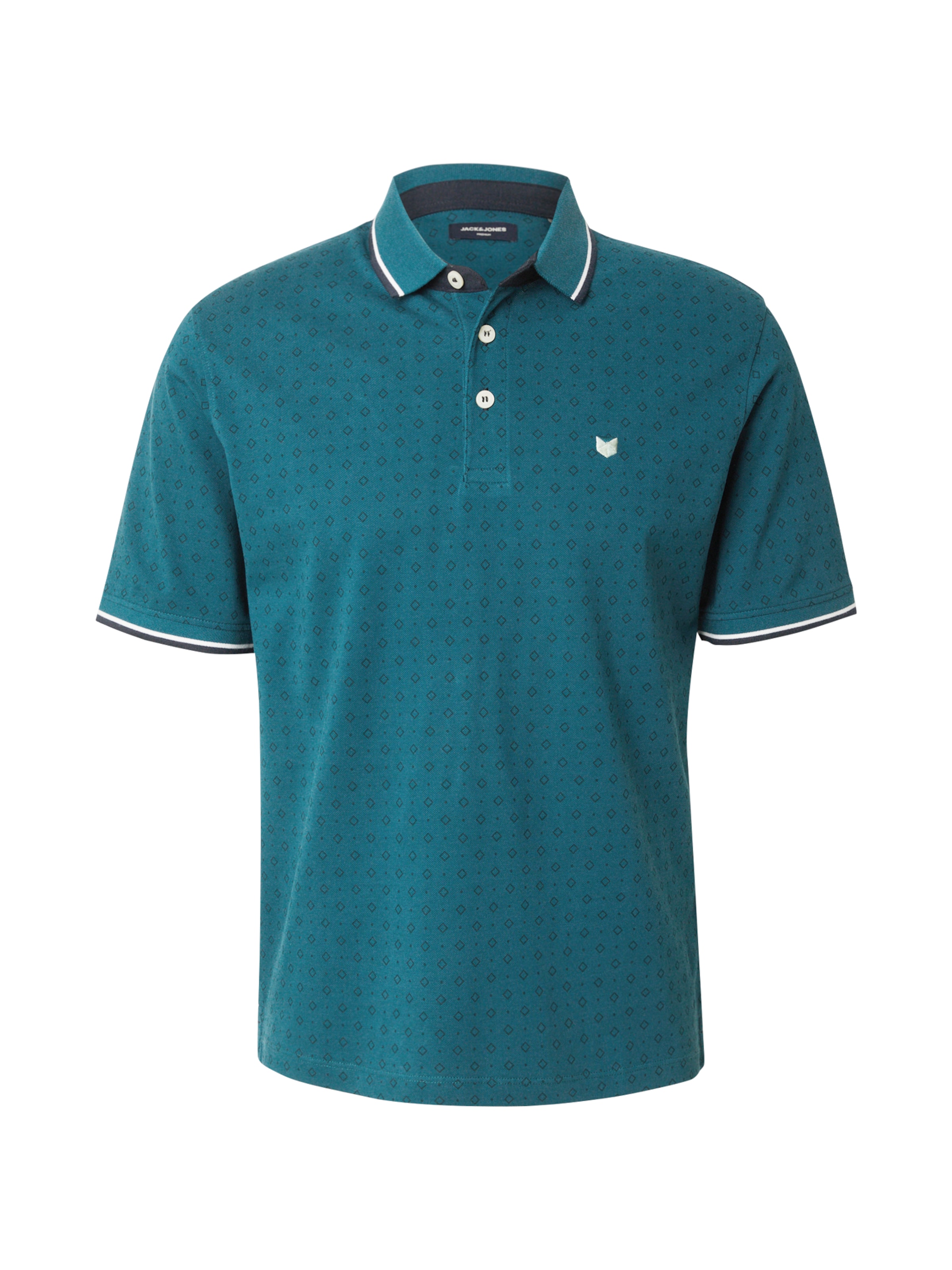 T-Shirt 'JPRPAULOS' JACK & JONES en vert : devant