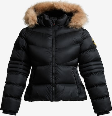 Zavetti Canada - Casaco de inverno 'Allessia' em preto: frente
