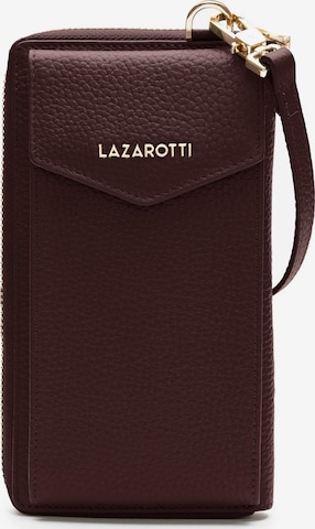 Lazarotti Schoudertas 'Bologna' in Rood: voorkant