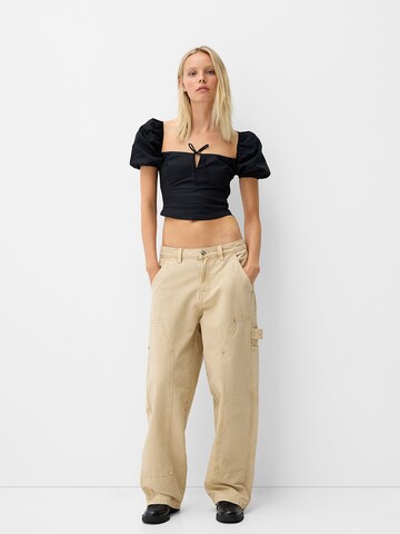 Camicia da donna di Bershka in nero