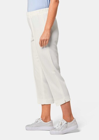 Regular Pantalon Goldner en blanc