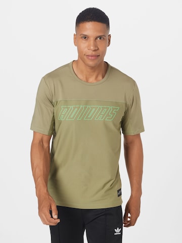 ADIDAS PERFORMANCE Performance Shirt in Green: front