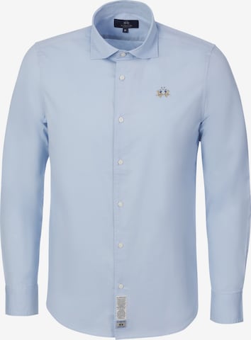 Camicia di La Martina in blu: frontale