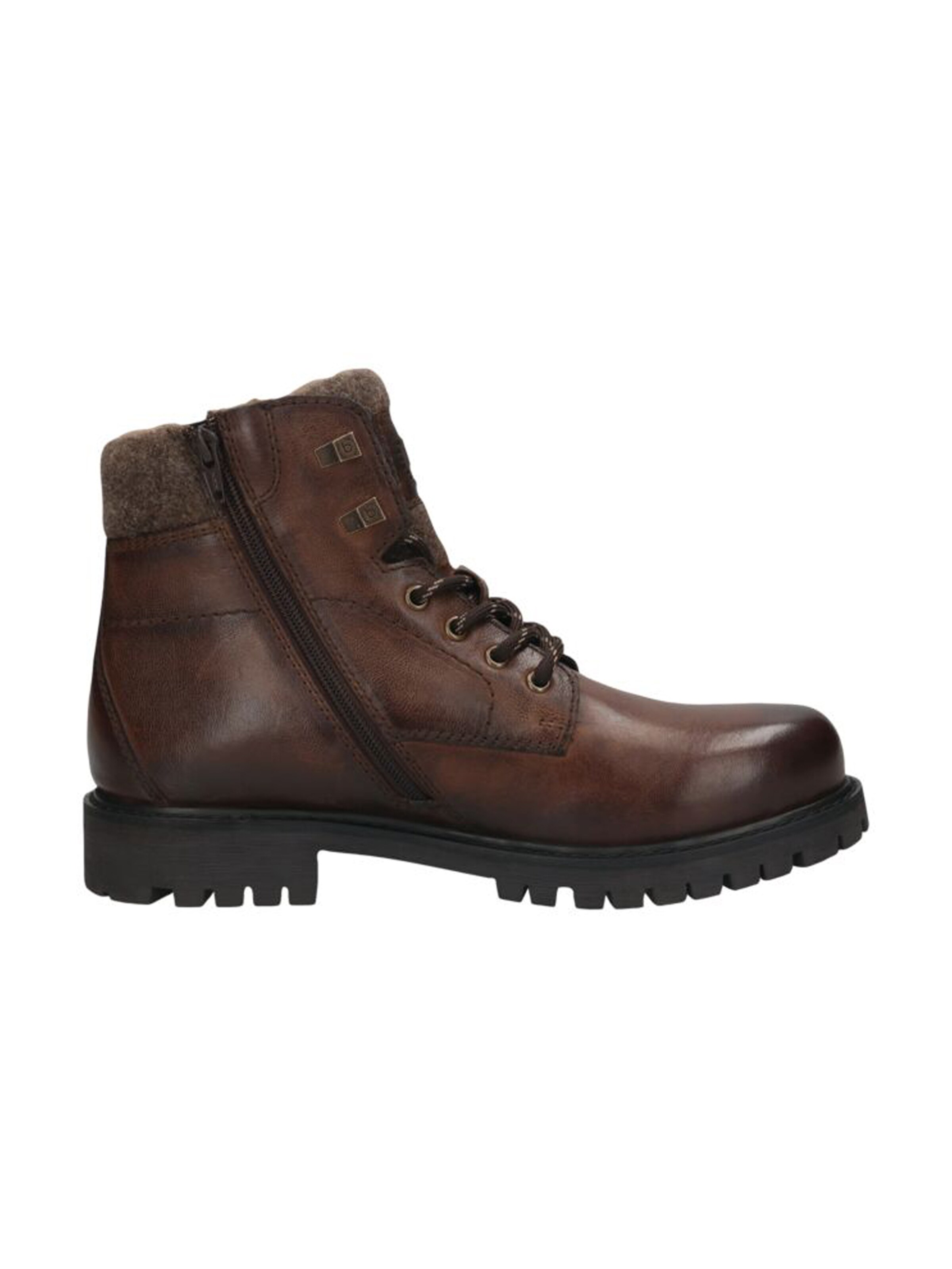 bugatti Lace-Up Boots in Brown