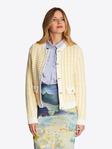 Cardigan Rich & Royal en jaune : devant