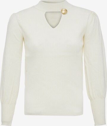 caneva Sweater in White: front