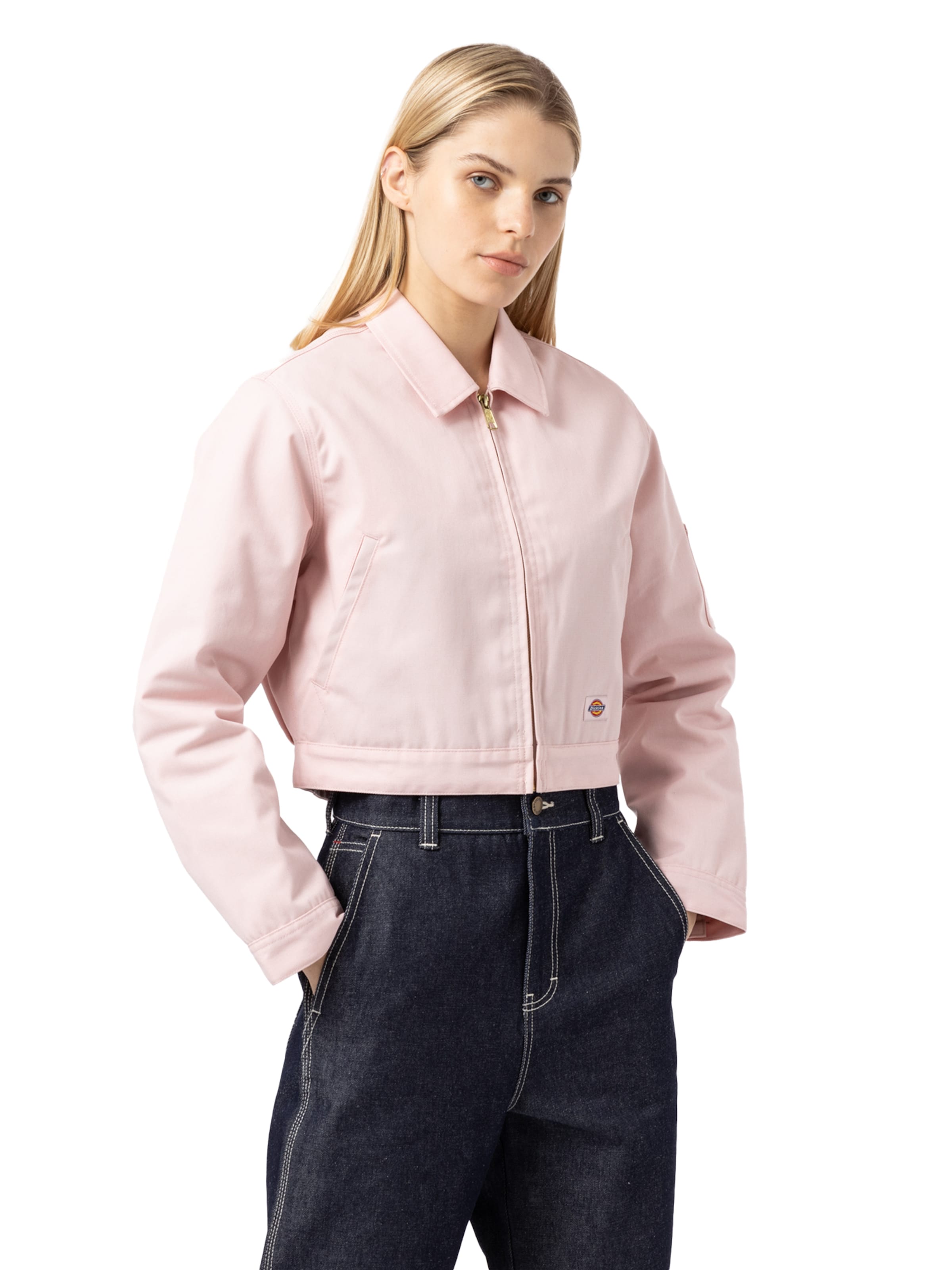 DICKIES Between Season Jacket Eisenhower in Light Pink ABOUT YOU