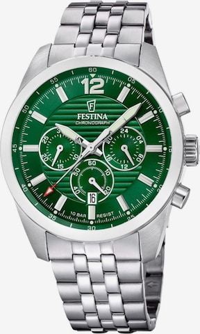 FESTINA Analoog horloge in Groen: voorkant