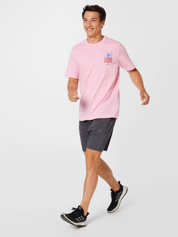 ADIDAS SPORTSWEAR - Camiseta funcional 'Summer Buckets' en rosa