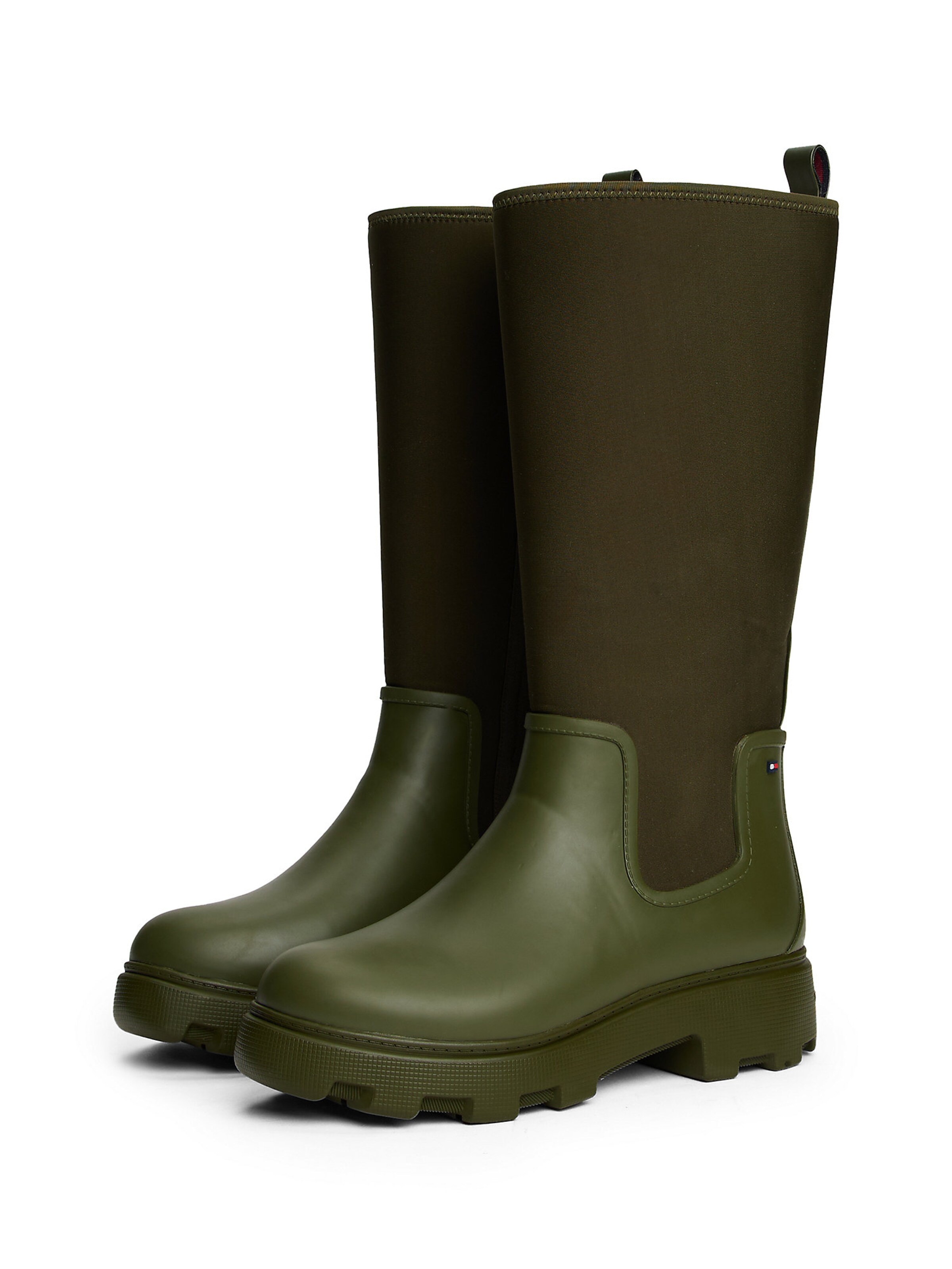 Bottes en caoutchouc TOMMY HILFIGER en vert