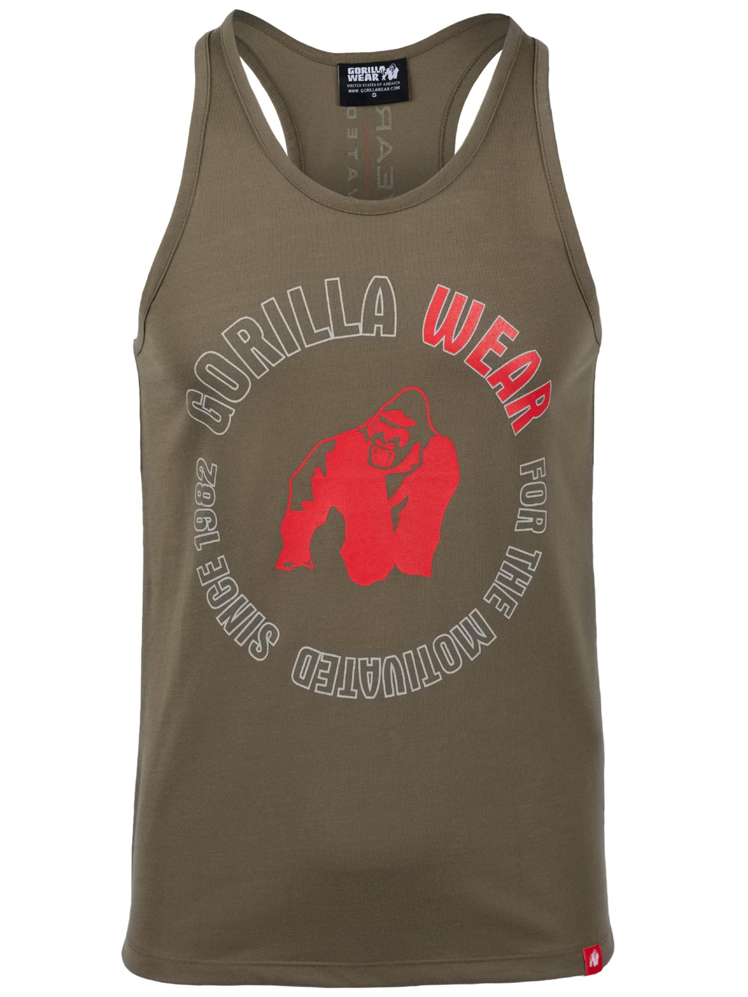 T-Shirt fonctionnel 'Lafayette' Gorilla Wear en vert : devant