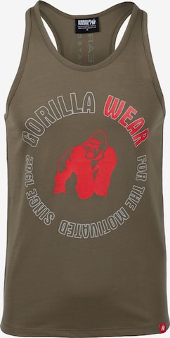 T-Shirt fonctionnel 'Lafayette' Gorilla Wear en vert : devant