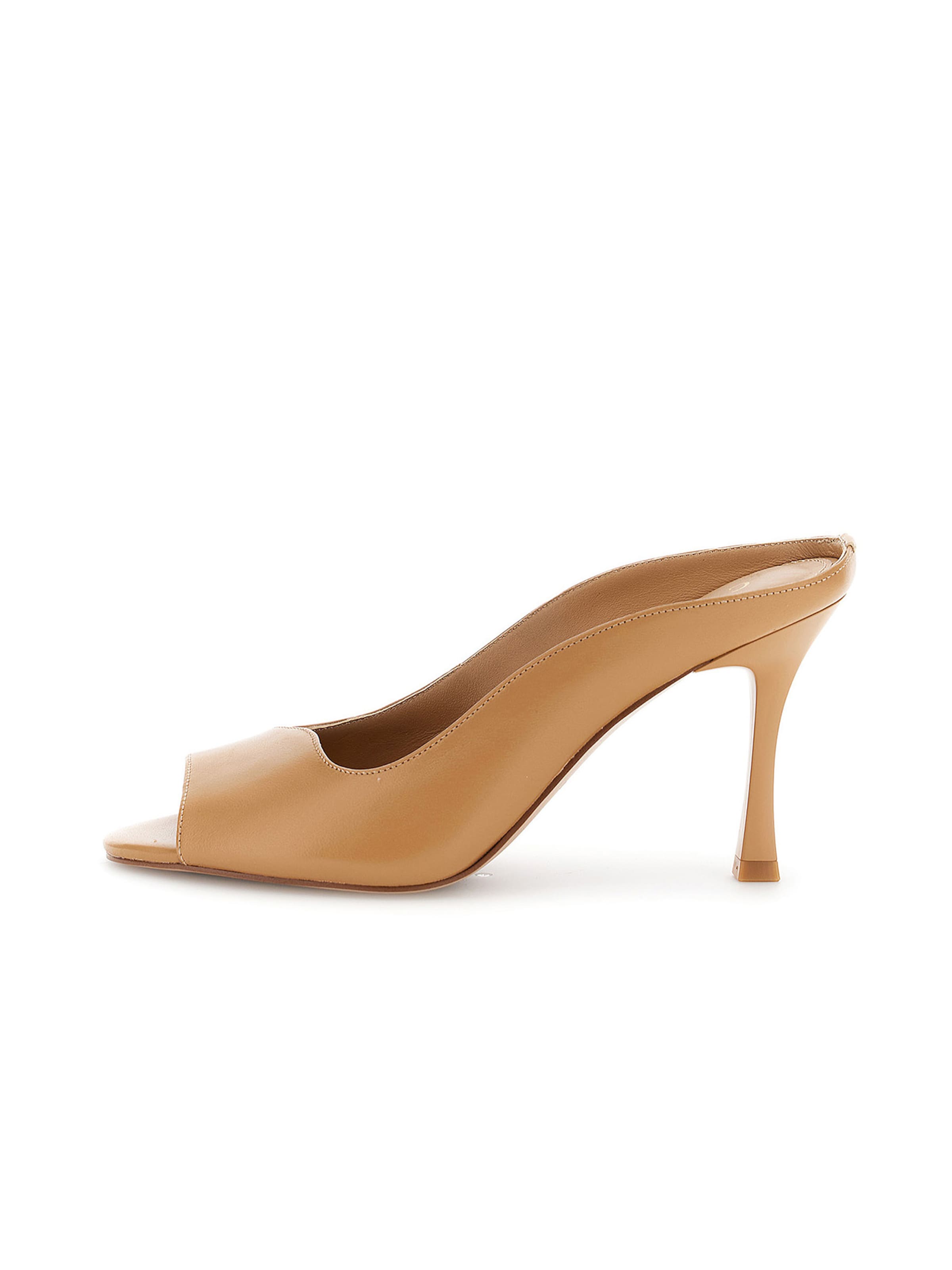 Zoccoletto di CAFè NOIR in beige: frontale