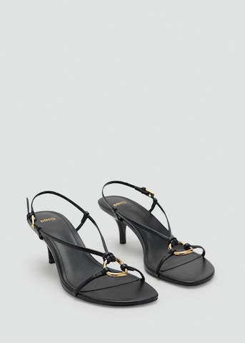 MANGO Sandaletten 'Anilla' in Schwarz
