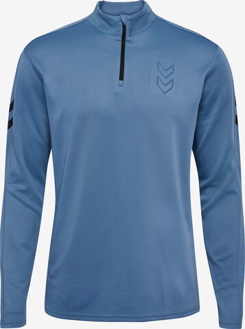 Hummel Athletic Sweatshirt in Blue: front