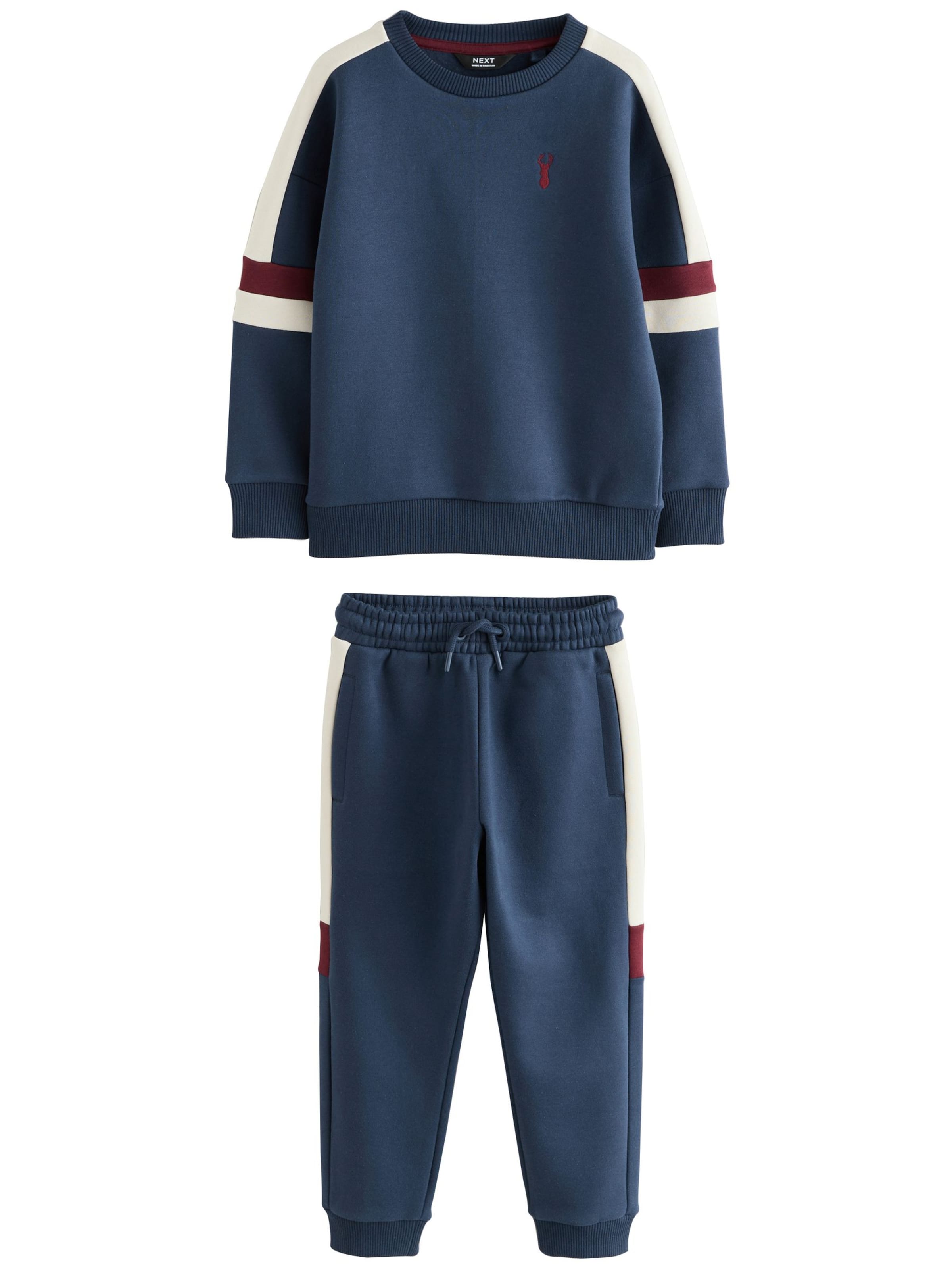 Survêtement Next en bleu : devant