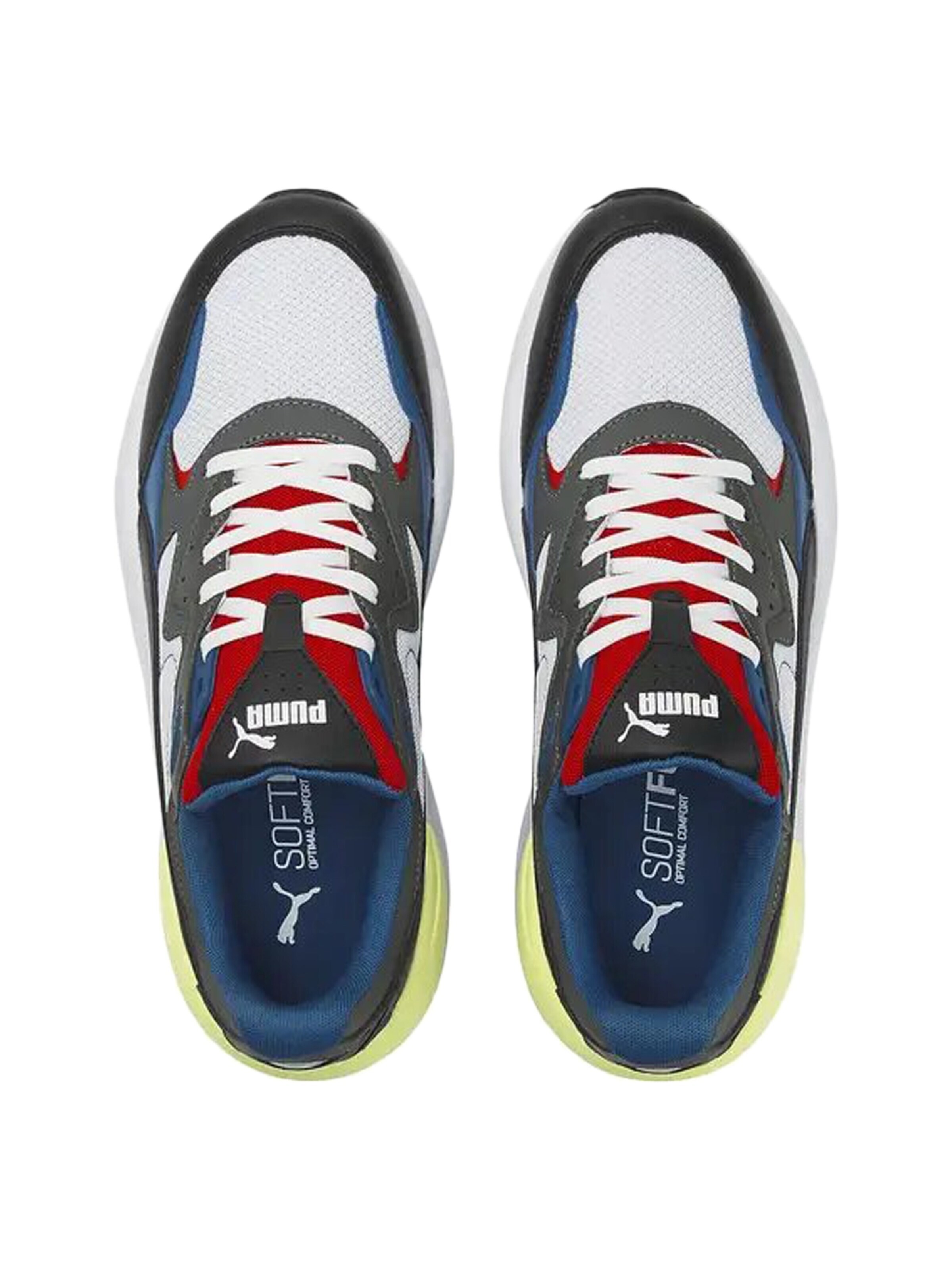 PUMA Sportieve veterschoen in Wit