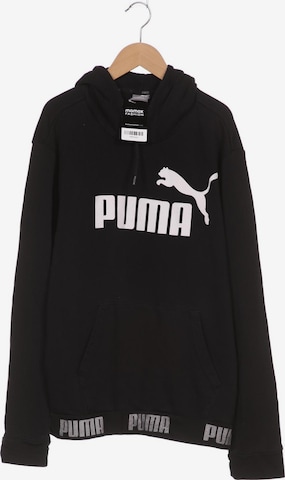 PUMA Kapuzenpullover L-XL in Schwarz: predná strana