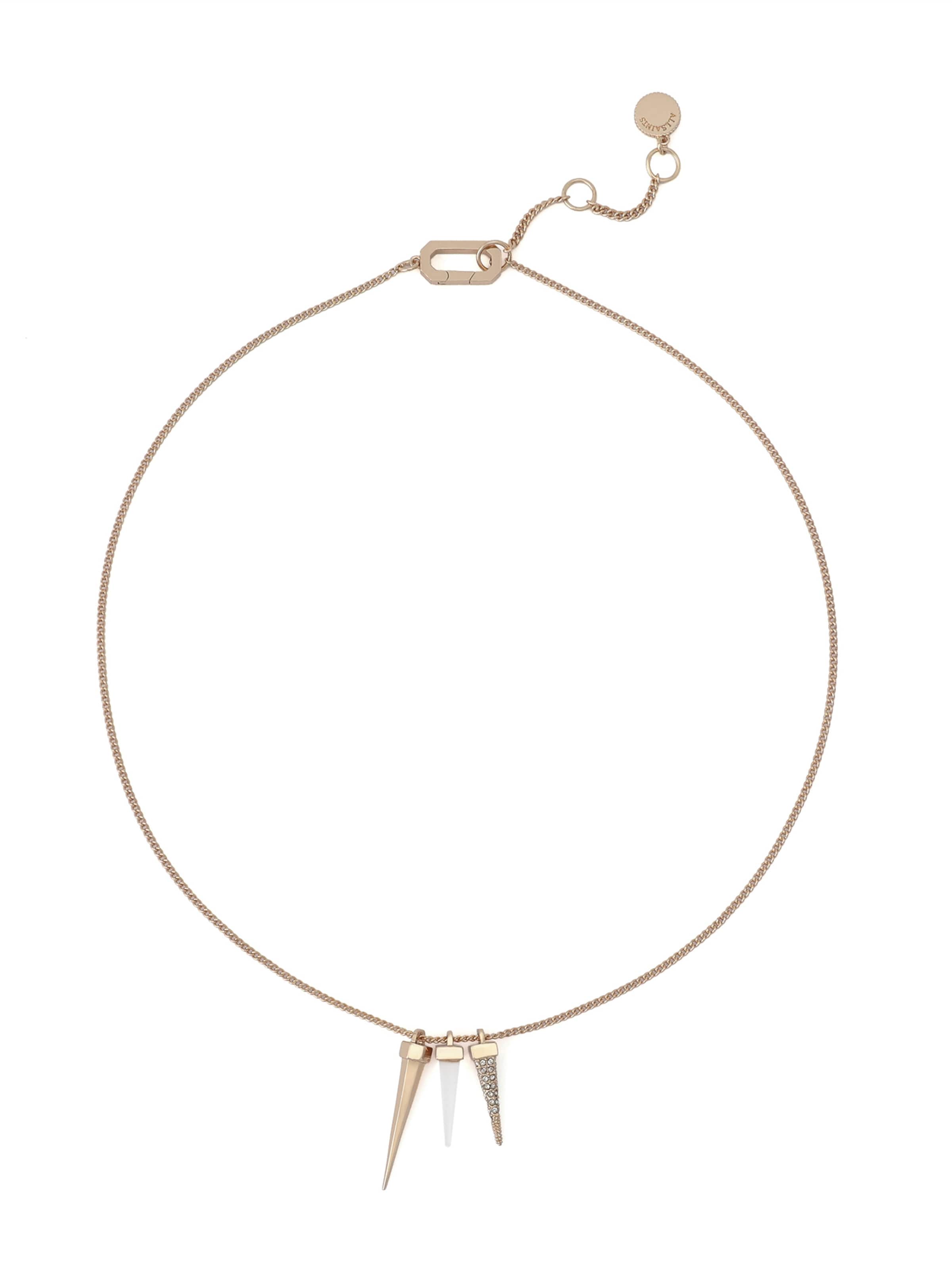 AllSaints Αλυσίδα σε χρυσό: μπροστά